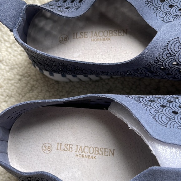 Ilse Jacobsen NIB Tulip Shoes in Blue Grey Size EU 38 / 7-7.5 - Picture 7 of 9